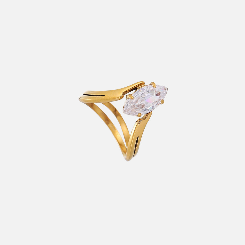 Auré Solitaire Stone Ring