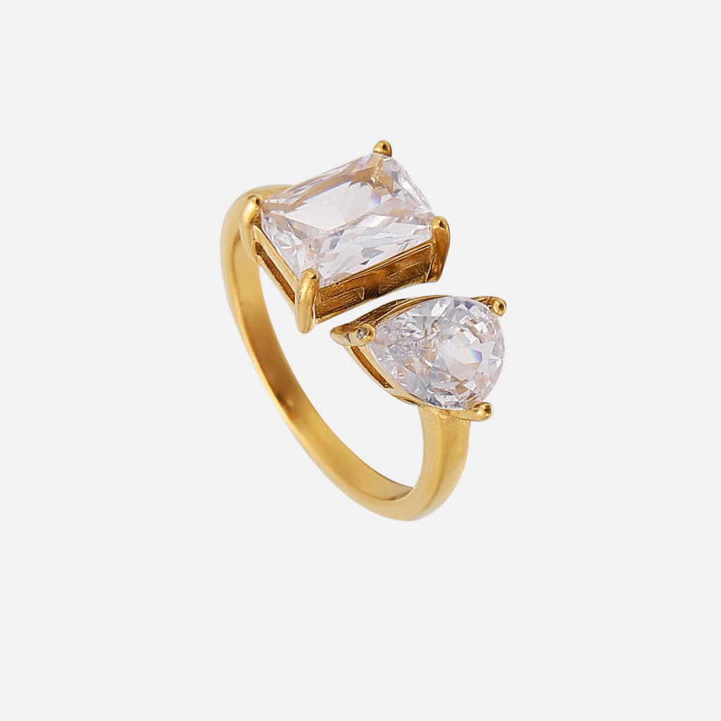 Elara Sculpted Adjustable Ring