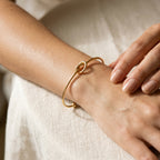 Kassia Knot Slip-On Bangle — VELOU Amsterdam