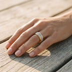 Nova Pavé Band Ring — VELOU Amsterdam