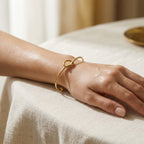 Kassia Knot Slip-On Bangle — VELOU Amsterdam