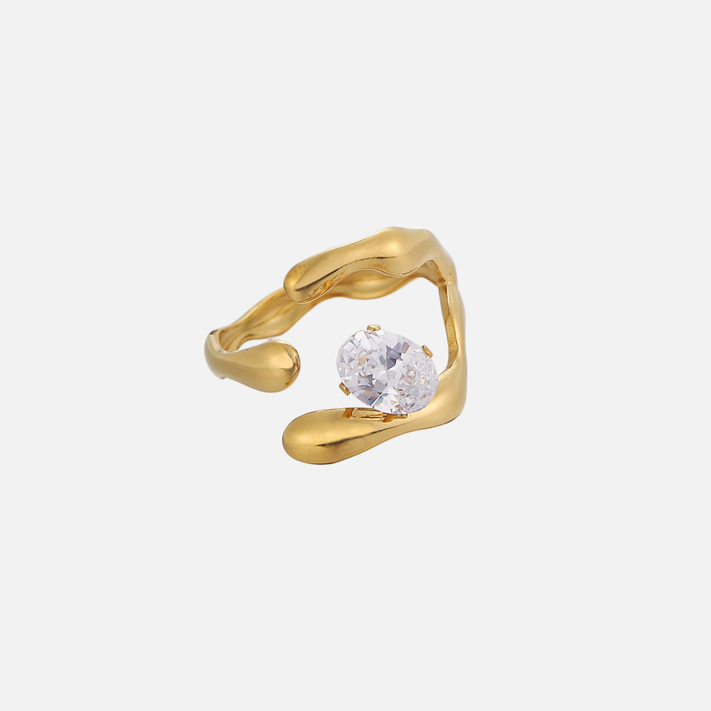 Hayla Sculpted Adjustable Ring