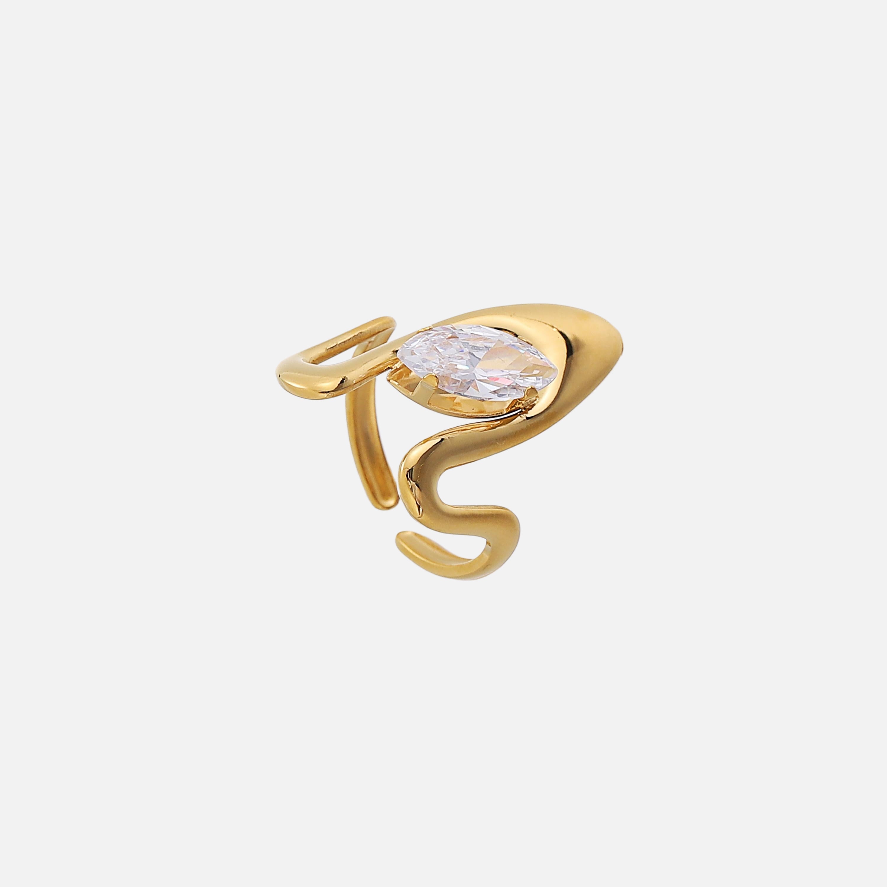 Será Sculpted Adjustable Ring