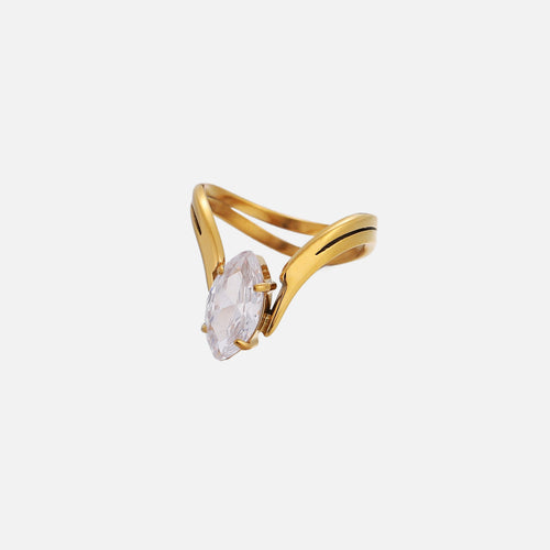 Auré Solitaire Stone Ring