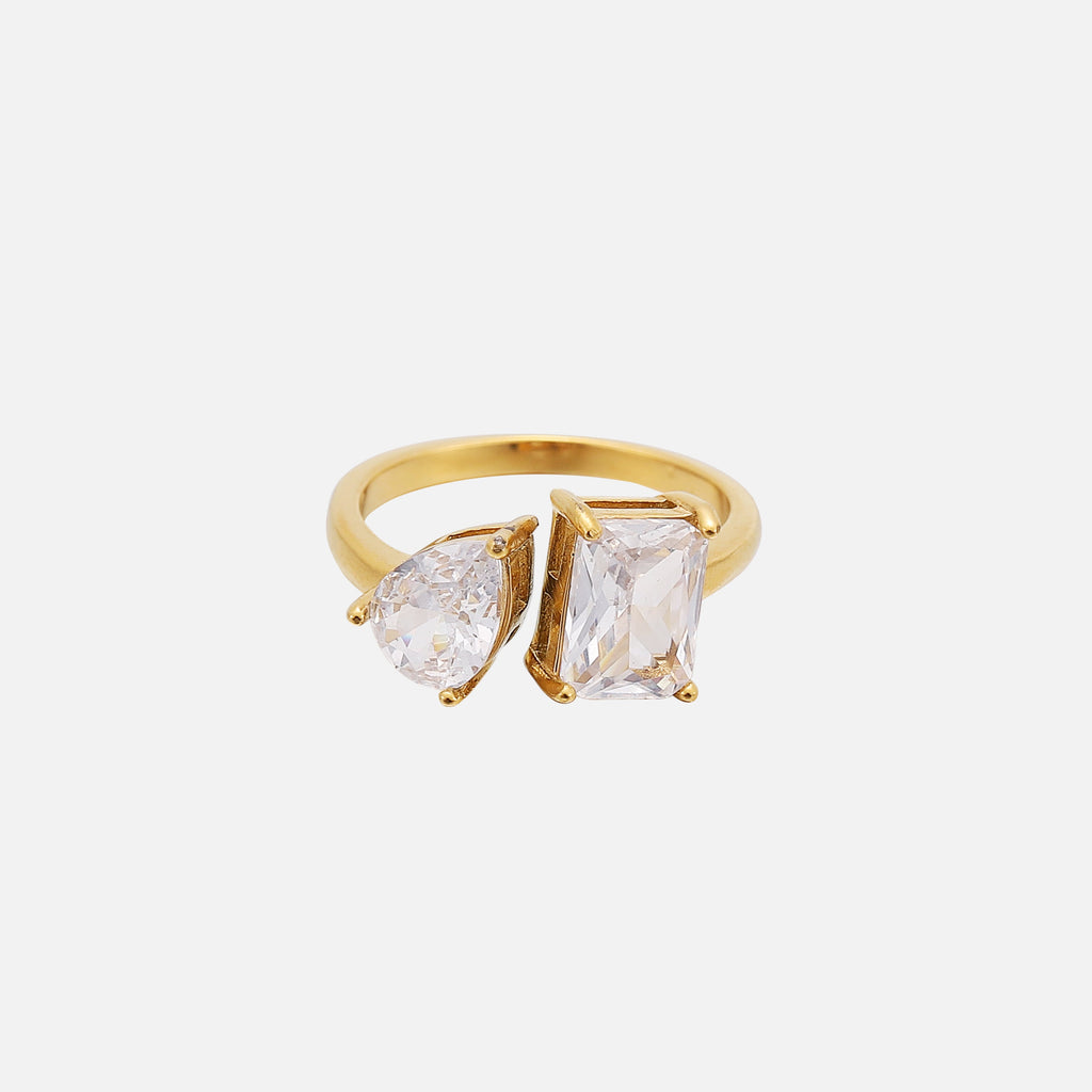 Elara Sculpted Adjustable Ring