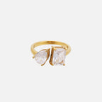 Elara Sculpted Adjustable Ring