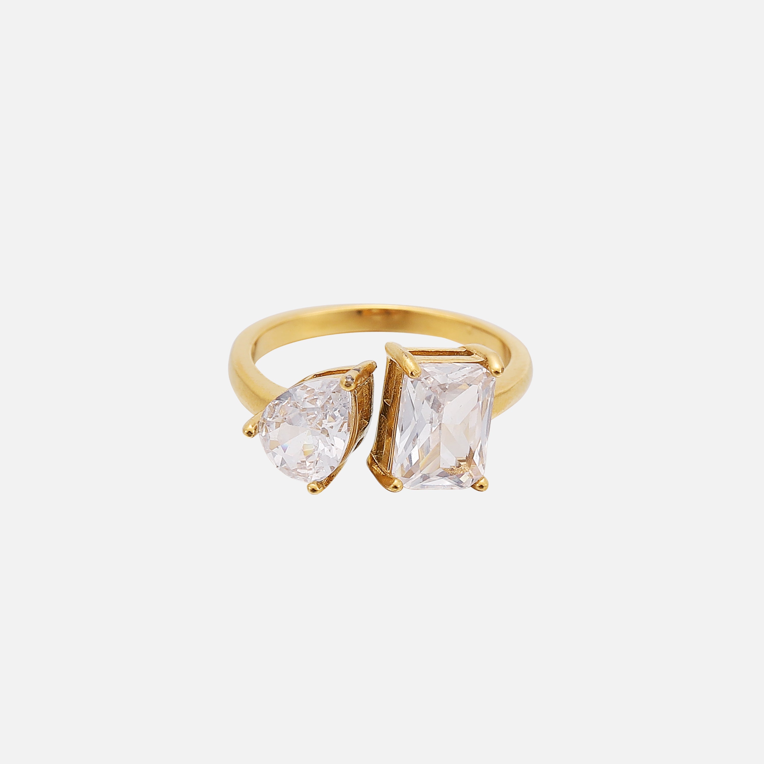 Elara Sculpted Adjustable Ring
