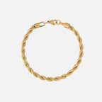 Jady Twisted-Link Polished Bracelet