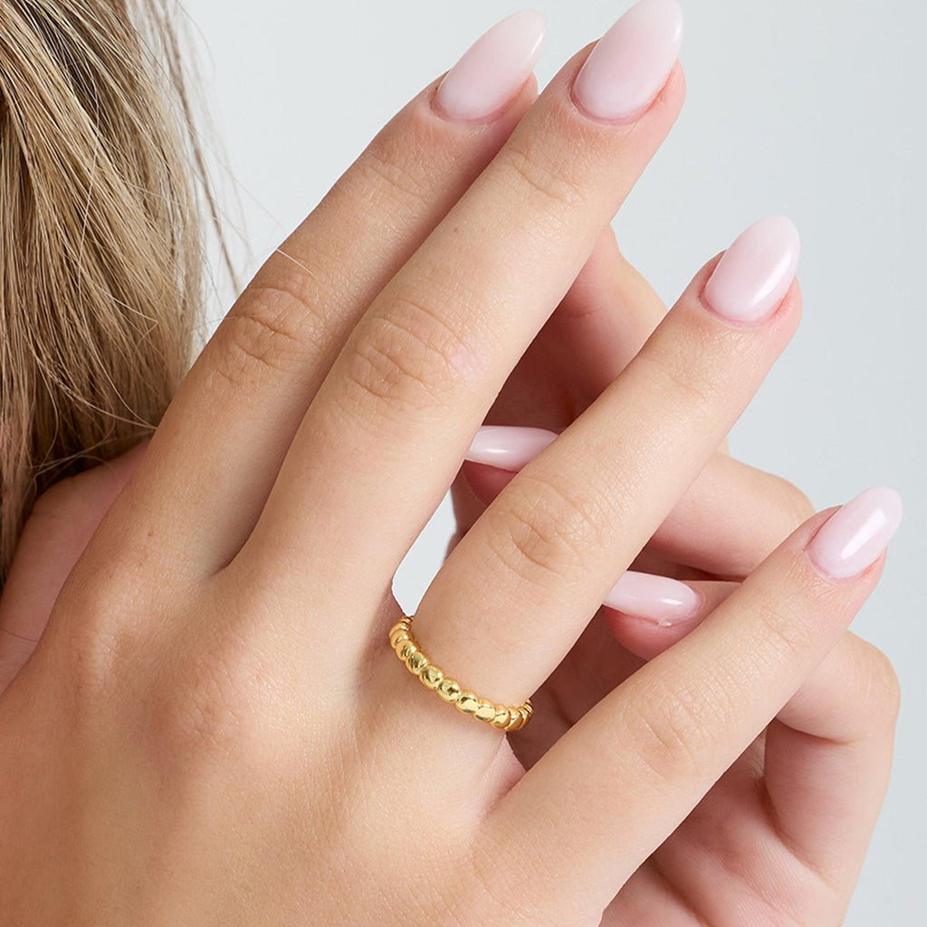 Dottie Beaded Band Ring