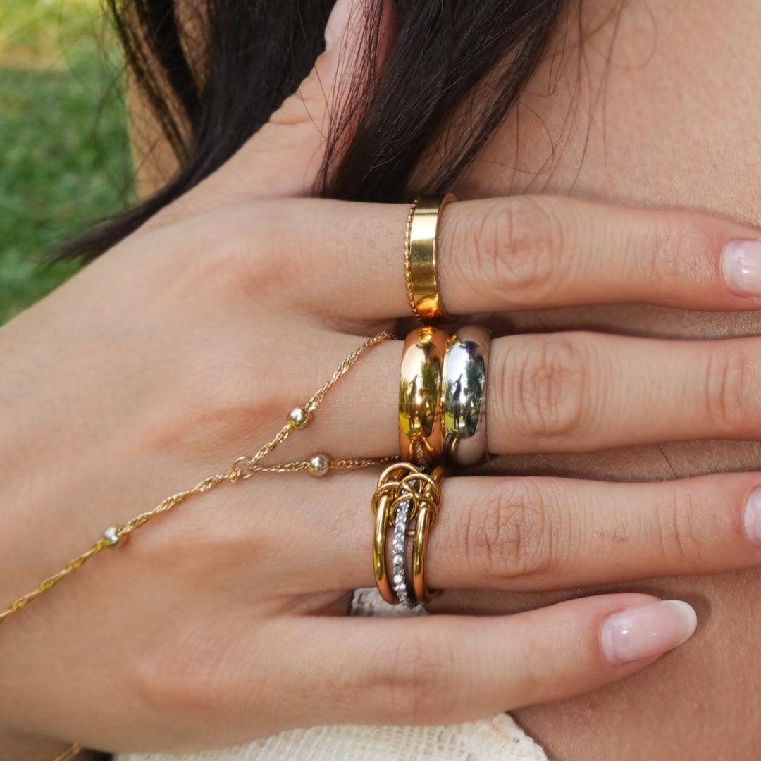 Felina Flip Side Two-Tone Ring
