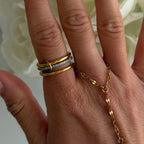 Esmé Viral Stacked Three-Ring Set