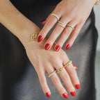 Iris Pavé Statement Ring (Silver)