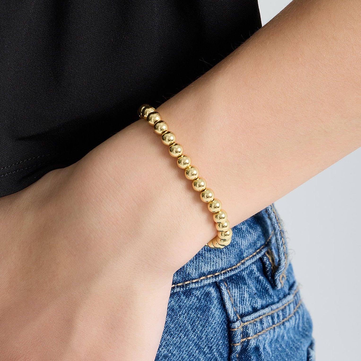 Mykonos Polished Bead Bracelet