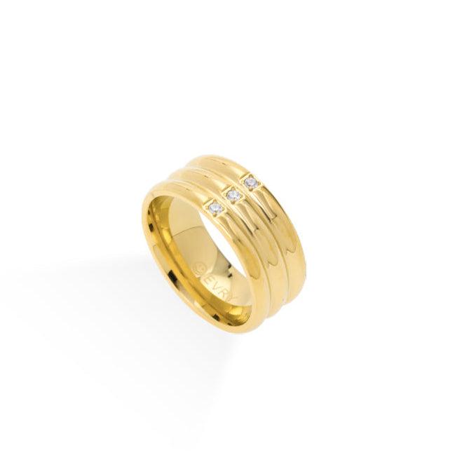 Tessa Triple Pavé Statement Ring