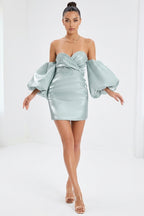 Alexandrine Puff Sleeve Mini Dress