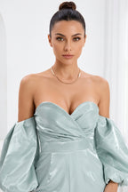 Alexandrine Puff Sleeve Mini Dress