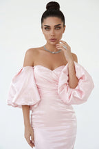 Alexandrine Puff Sleeve Mini Dress