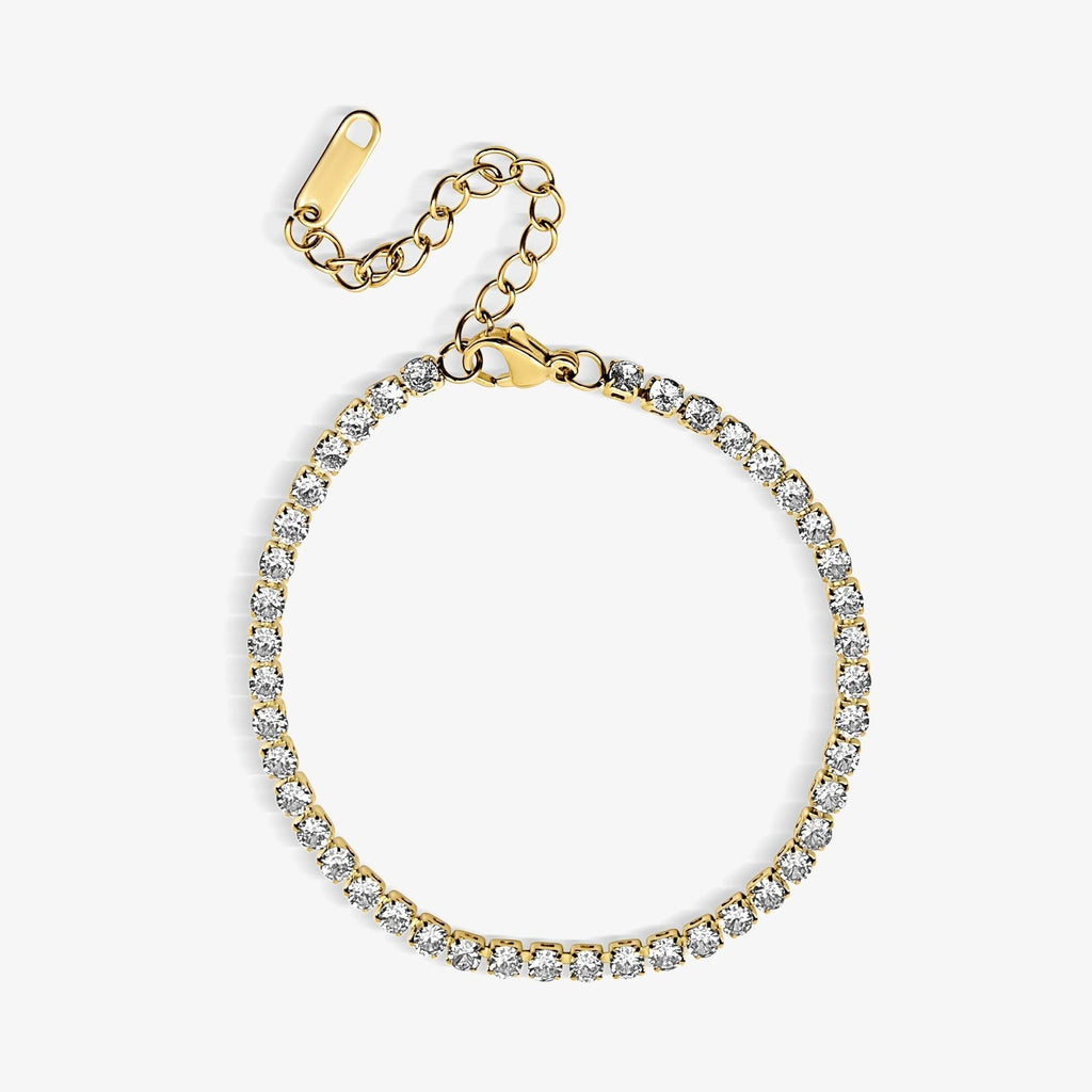 Champagne Tennis Bracelet — VELOU Amsterdam