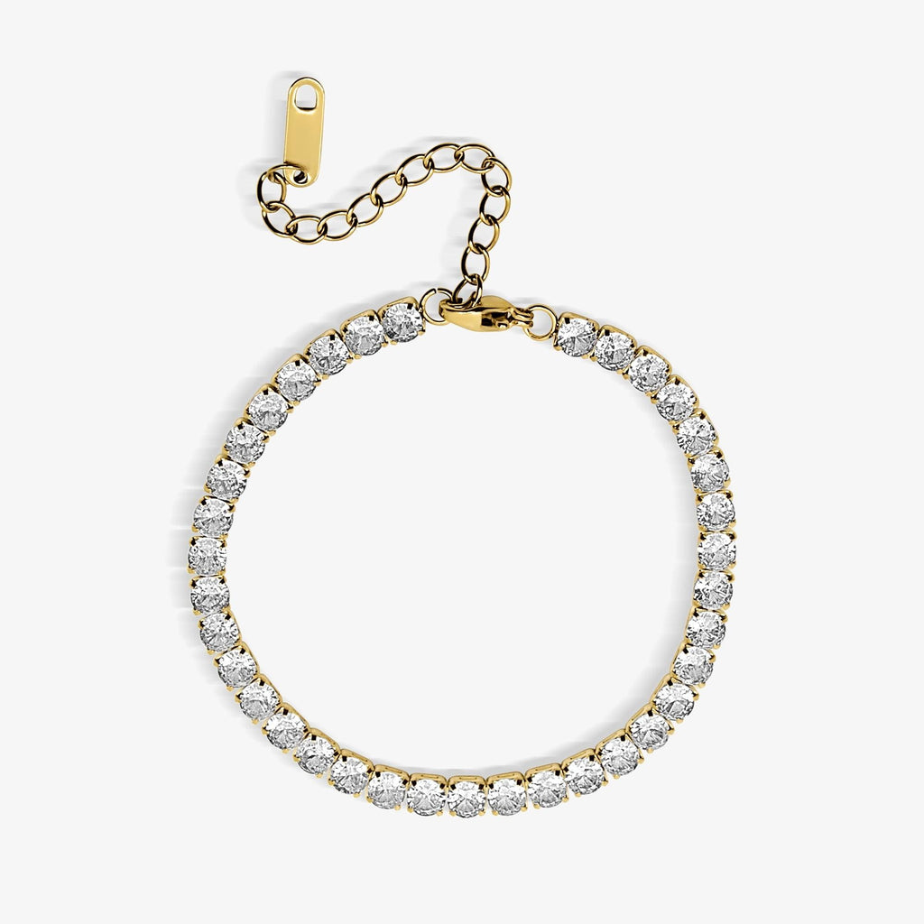 Champagne Tennis Bracelet — VELOU Amsterdam