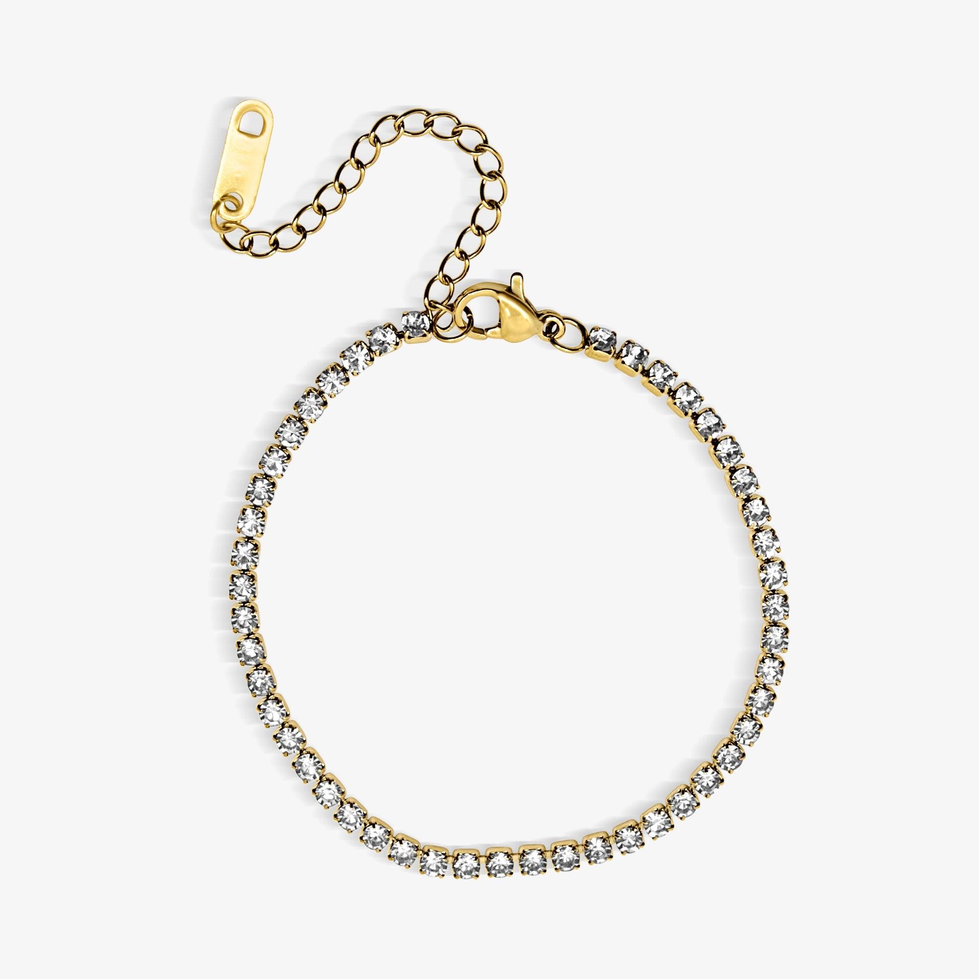 Champagne Tennis Bracelet — VELOU Amsterdam