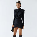 Billie | Women's Long Sleeve Sculpted Mini Dress