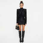 Billie Long Sleeve Sculpted Mini Dress