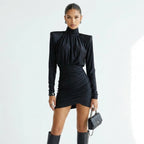 Billie Long Sleeve Sculpted Mini Dress