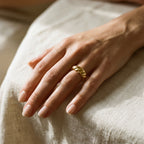 Doriane Twisted Band Ring — VELOU Amsterdam