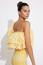 Dolly Embroidered Lace Tiered Ruffle Maxi Dress Set