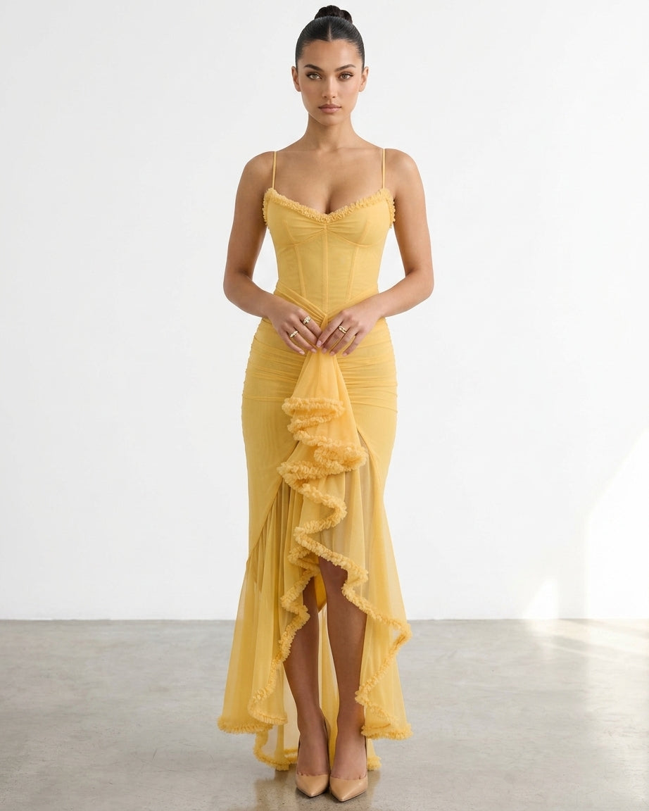 Florencia Romantic Ruffle Dress