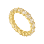 Iris Pavé Statement Ring (Silver)