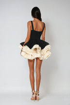 Sutton Sleeveless Puffy Mini Dress