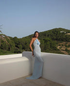 Tara Floral Halter Maxi Dress