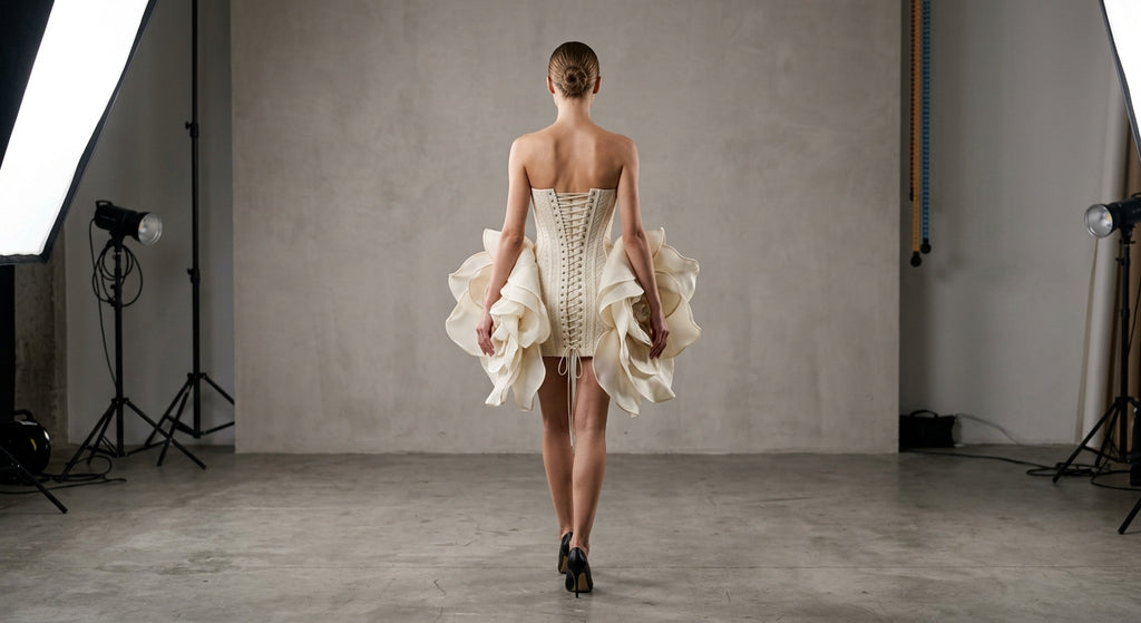 Vestido Escultórico Mini O Top Pétalos